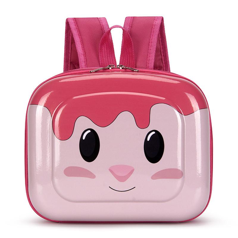 Toddler Bear Cartoon Backpack Eggshell Leisure Backpack Preschoolers For