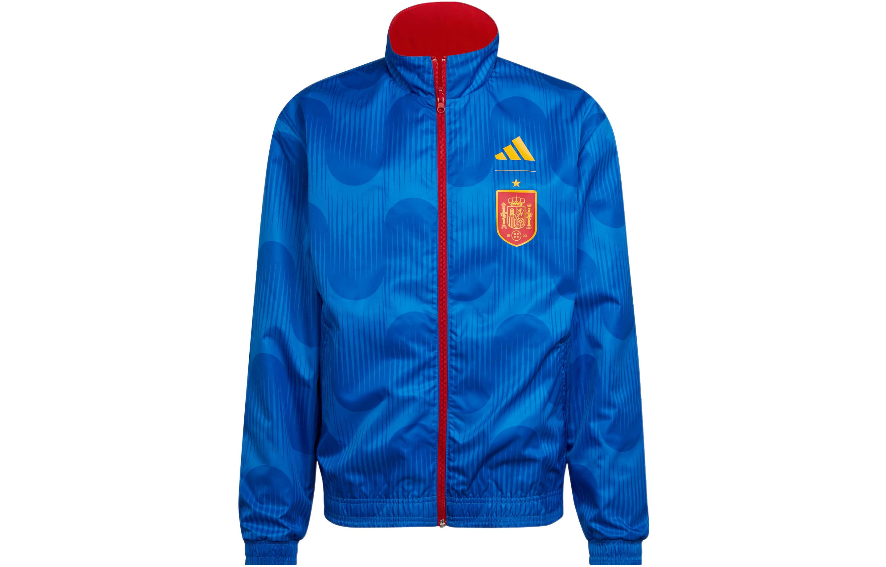 Adidas Jackets Men s Blue Red Stand Collar Moderate Other HE8920 M