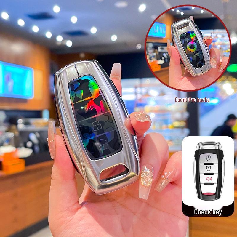 Colorful Key Shell Cover for 2021-2023 Great Wall Pao Fire Cannon Pickup Truck Standard