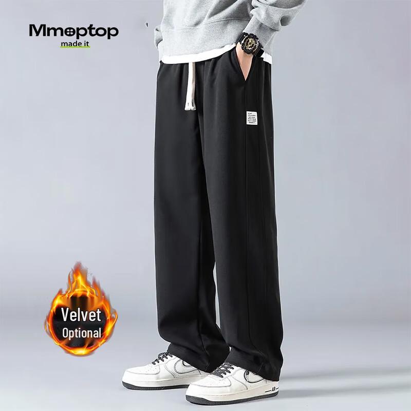 MMOPTOP Men's Loose Straight Leg Casual Pants CJ01