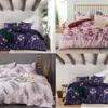 Duvet Cover Bedding Set + Pillowcase Single Double King Size Stylish Quilt Cover