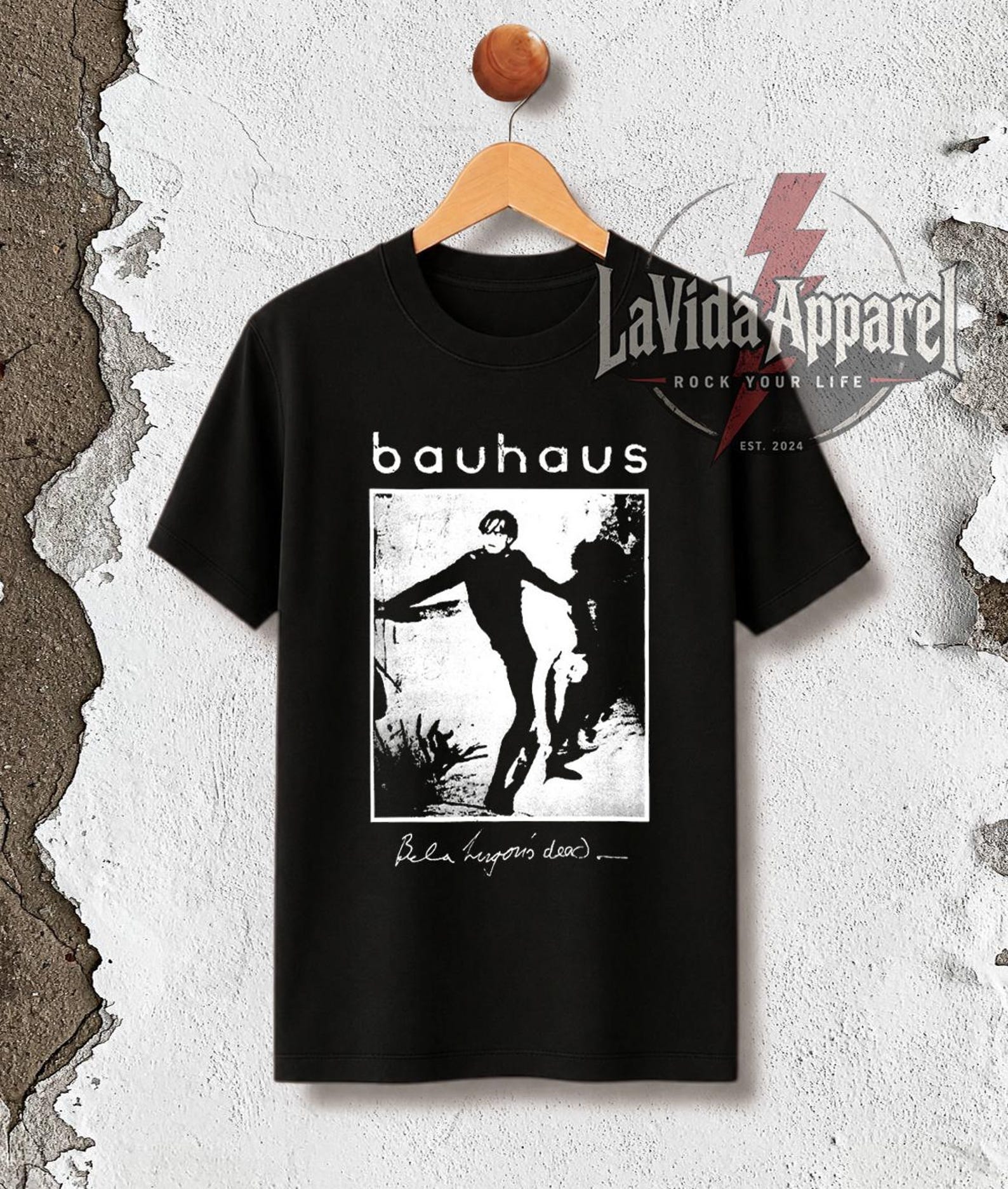 Bauhaus Bela Lugosi s Dead Vintage Men T-Shirt Gildan 2011 Gothic Rock .Goth Punk.Peter Murphy.Post-punk band Bauhaus Tee 4XL