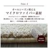 ARIE (Arie) Shaggy Entrance Mat, Navy, 45 x 65 cm, Indoor Living Room, Stylish, Cute, Simple, Tramtis