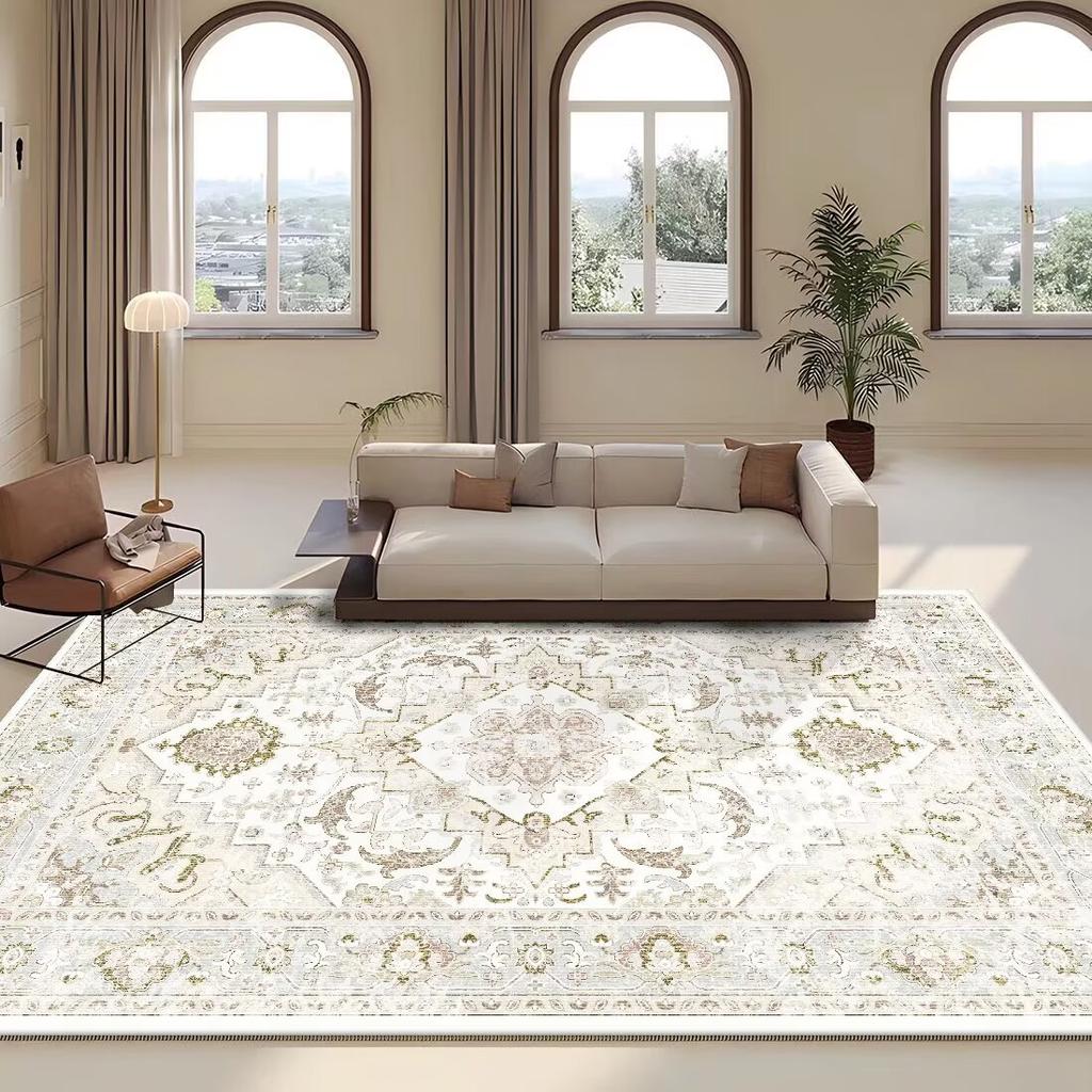 Persian Retro Carpet Living Room Decoration Sofa Area Carpets 200×300 Large Size Non-slip Rugs Home Bedroom Washable Floor Mats