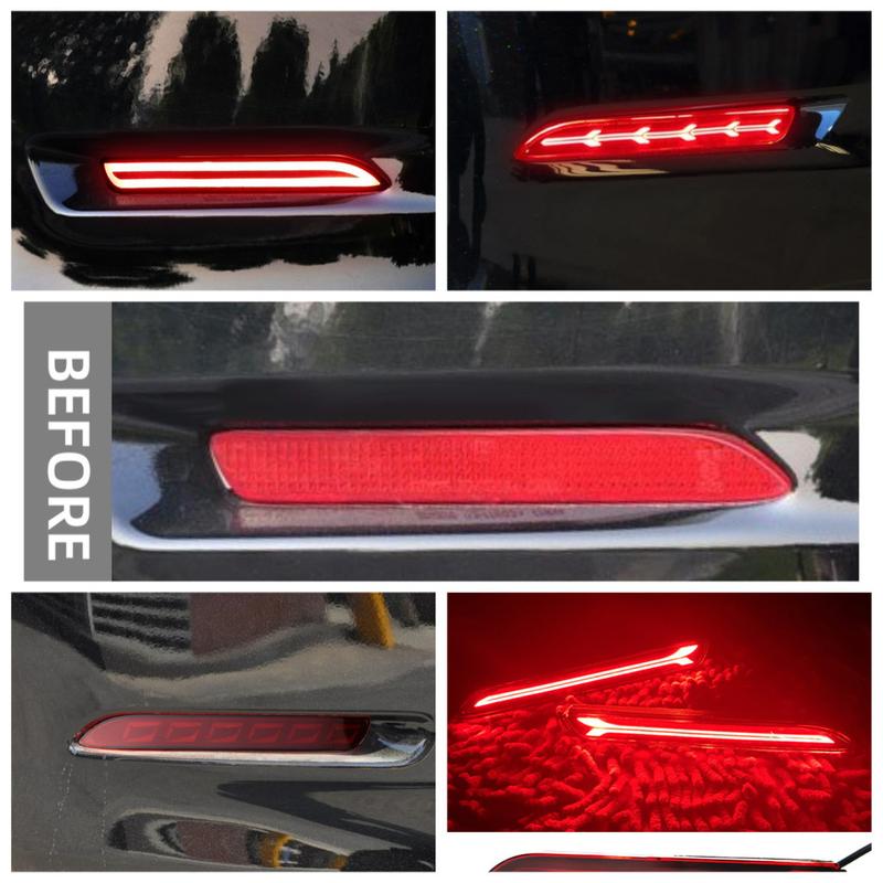 Car Rear Bumper Light for Toyota Camry 2006-2014 RAV4 - Verso 2011-2015 Vellfire 2005-2014 Avalon 2013-2016 2Pcs ACC.