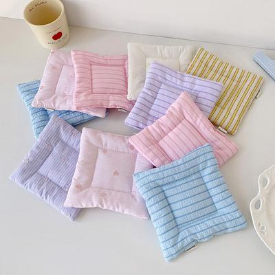 Cute Multi-color Square Coaster Cotton Handmade Heat Insulation Pad Home Decoration Embroidery Table Mat Placemats
