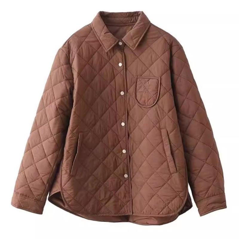 Johnature Cappotto monopetto a maniche lunghe con colletto rovesciato, tinta unita, da donna, autunno, autunno