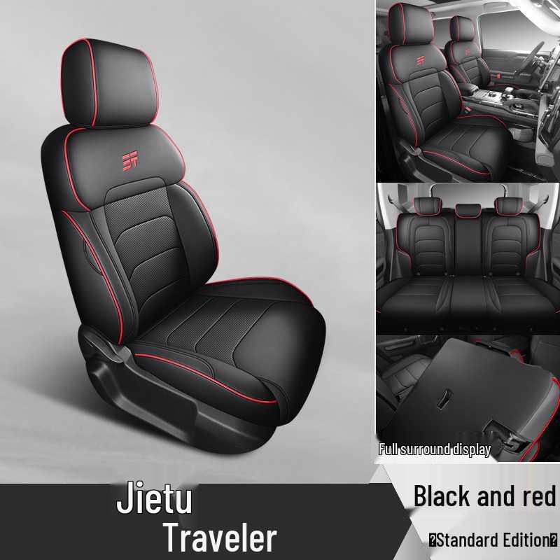 

Leather Seat Covers for Jetour Travellers - Compatible with 26 Models, All-Season, Five-Seater. Traveler Specific