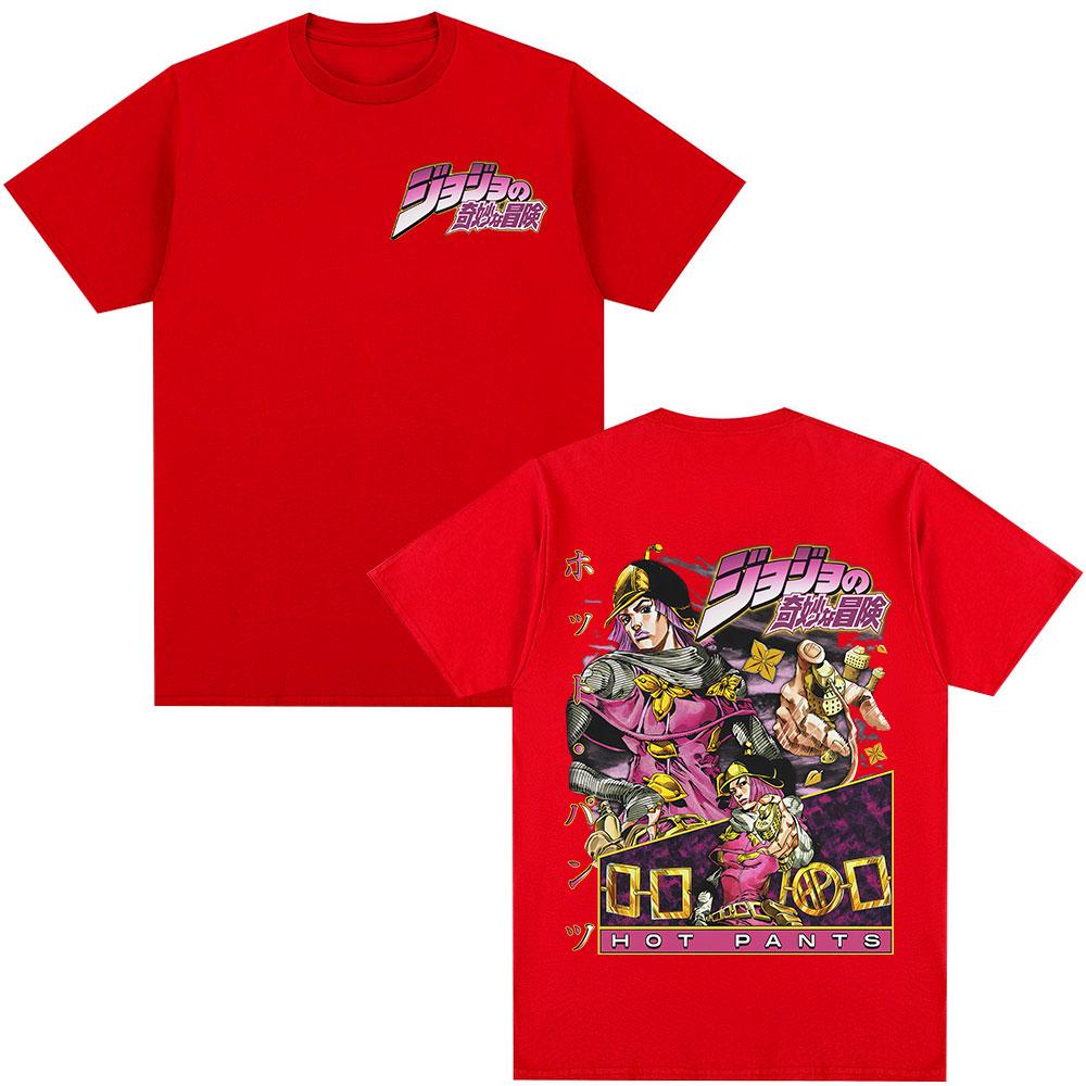 

Аниме JoJo s Bizarre Adventure Футболка STEEL BALL RUN Горячие Шорты Манга Графические Футболки Мужские Женские Повседневная Мода Футболка с Коротким Рукавом S
