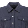 MALBON GOLF Shirt-Style Loose Fit Sleeveless Jumpsuit Navy (Woman)