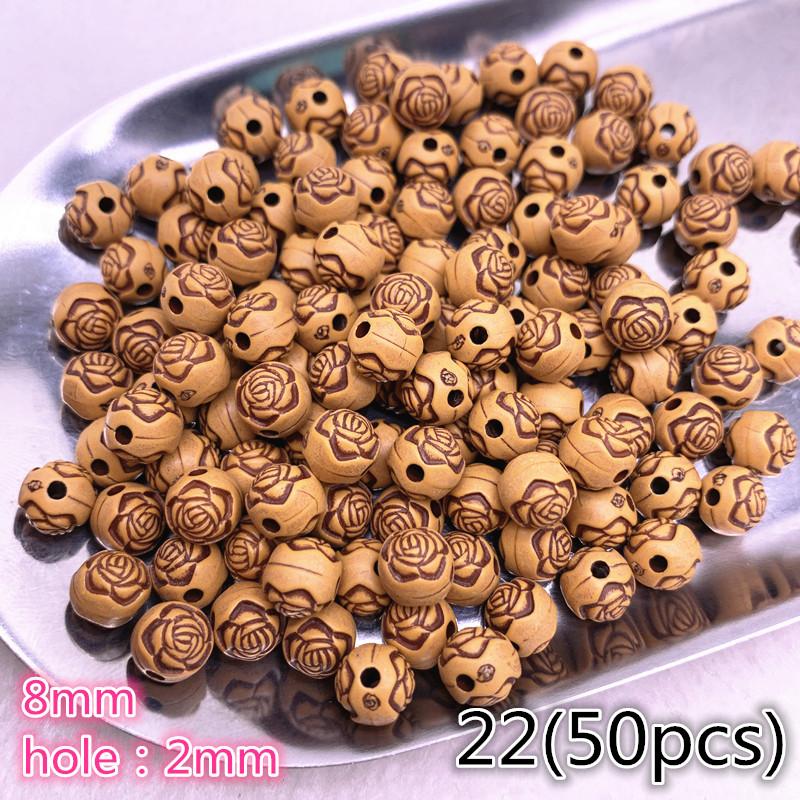 10-100pcs Imitation Retro Acrylic Beads for Jewelry Making DIY Children Handmade Bracelets Necklace