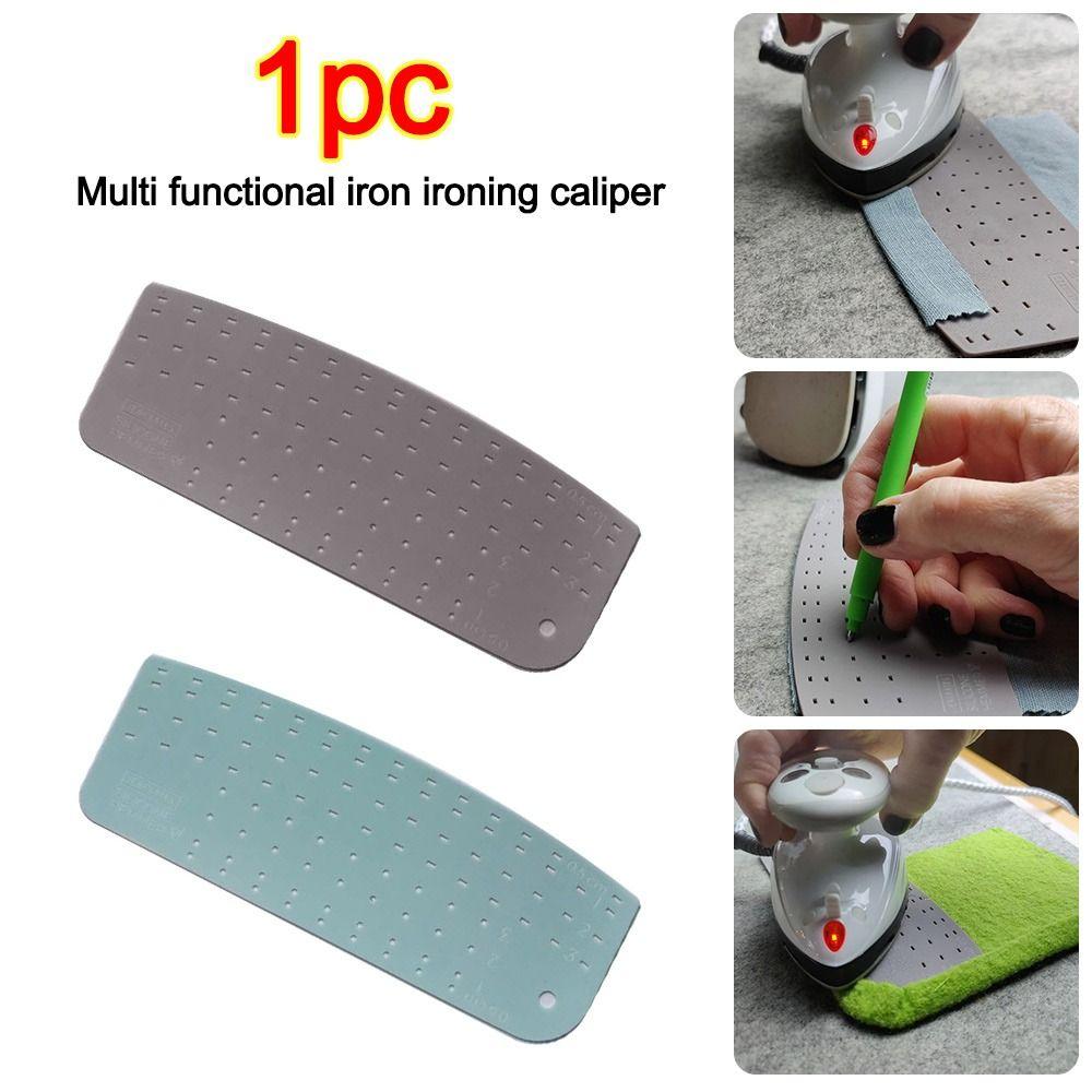 New with Hole Acrylic Hemmer Non-Slip Quilting Sewing Gauge Measuring Tool DIY Sewing Template Beginners