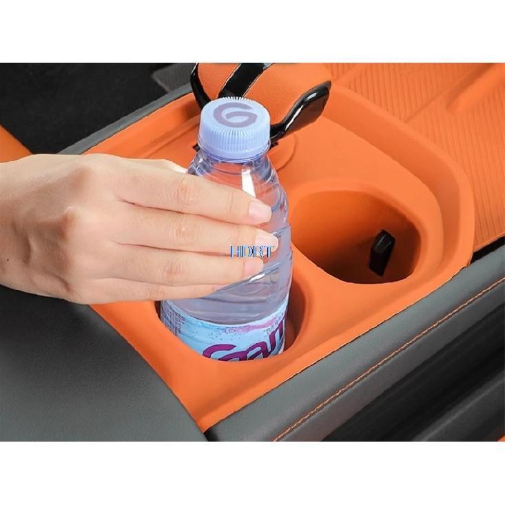 For Changan UNI-V UNIV 3th 2025 + Car Styling Center Console Gear Shift Storage Box Water Cup Holder Cover Wireless Charging Pad