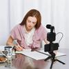 Smartphone Tripod with Mini Mic, LED Fill Light for TikTok YouTube