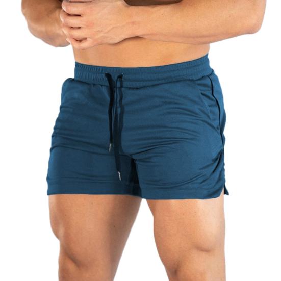 Men Summer Outdoor Sports Elastic Drawstring Waistband Quick Dry Short Pants