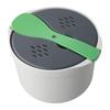 Microwave Oven Rice Cooker Portable Food Container Multifunction Steamer Rice Cooker Lunch Box Steaming Utensils