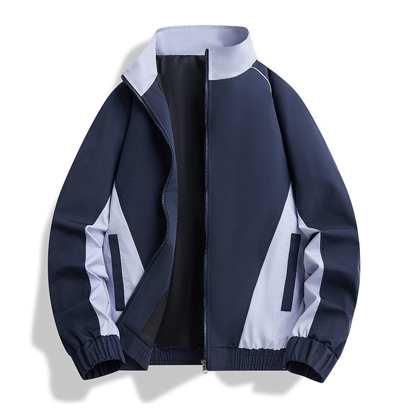 Stand-collar Jacket for Men and Women, Spring and Autumn Thin Single-layer Jacket, Windproof and Waterproof