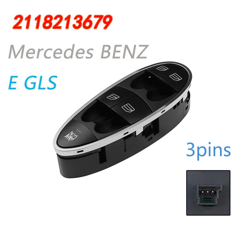 Electric Power Master Window Switch Lifter Button Parts for Mercedes Benz E CLS Glass Lifter Parts Car Accessories 2118213679 2118213679
