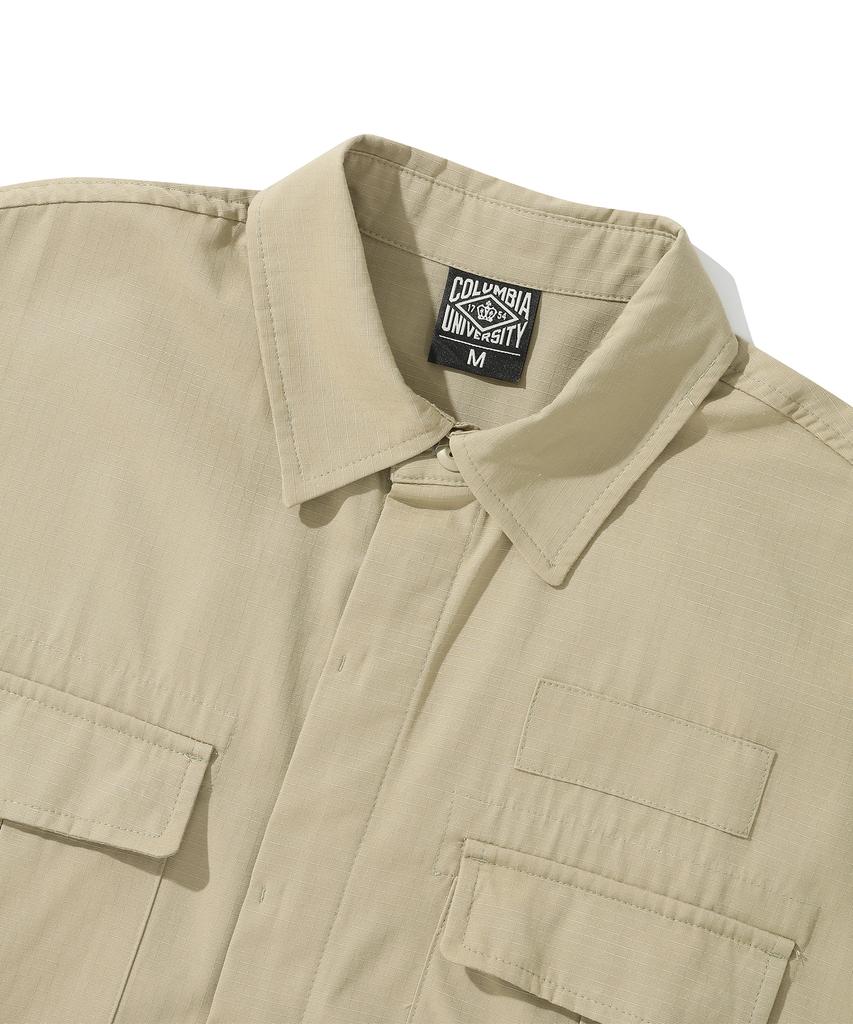 COLUMBIA UNIVERSITY M-Label Pocket Uniform L/S Shirts Heritage Beige