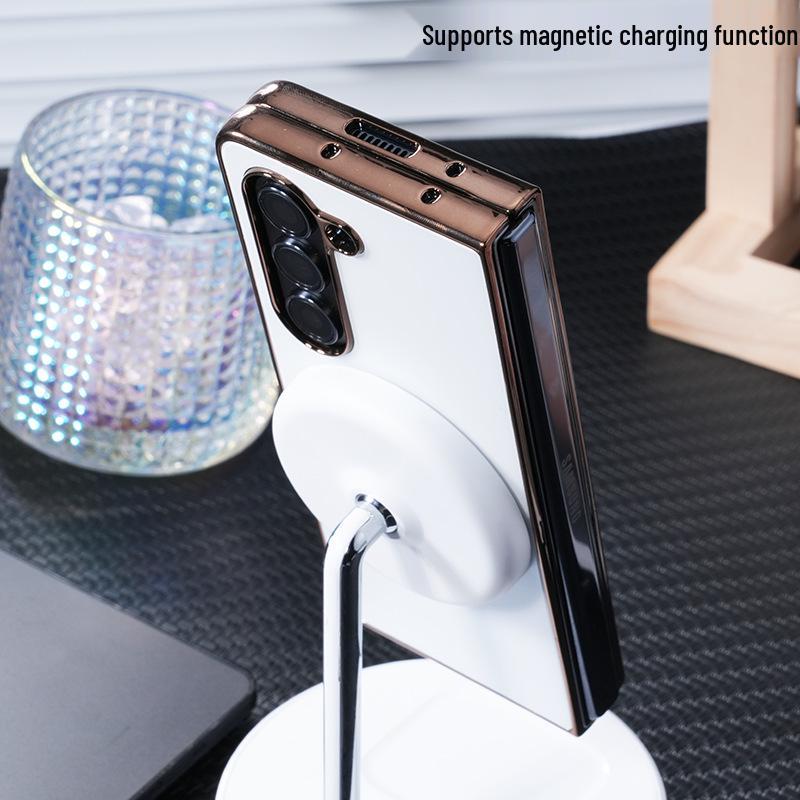 AG Frosted Magnetic Case for Samsung Z Fold 7 - Integrated Film & Protective Shell for Fold 6
