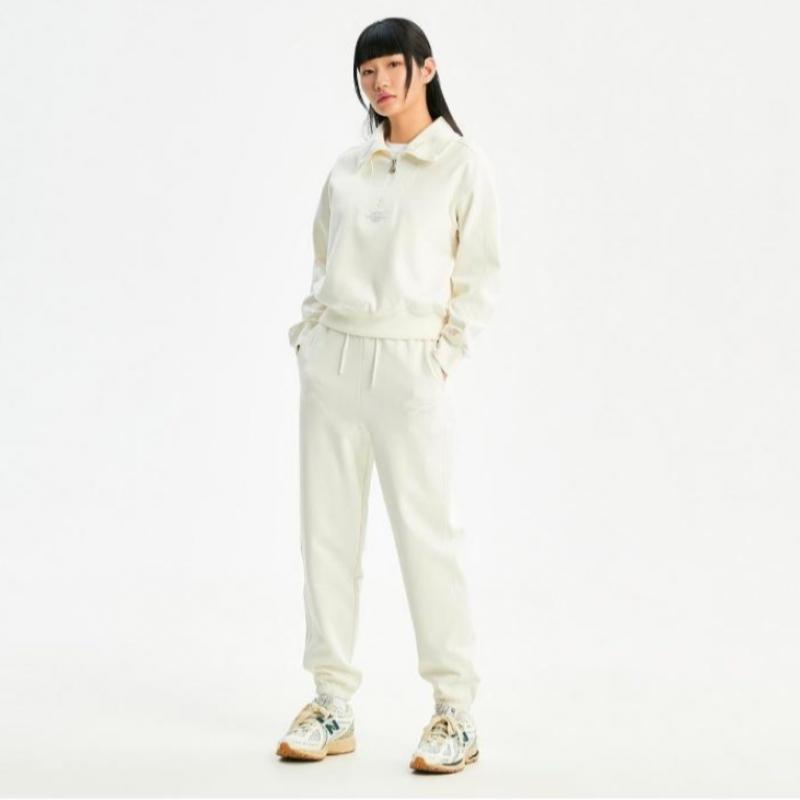 New Balance W Signature Semi Crop Half Zip Up sWeatshirt nbnce1W212 64  3010309