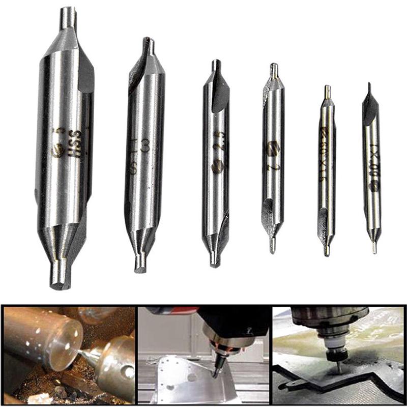 Bit Combined Lathe Mill Center Drill Tackle Kits Set HSS Titanium Coated
