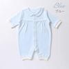 de Diamond Face Pegasus Embroidered Mini Baby Winter 13602 [Cream Coco] Coverall, Coverall, Newborn, Baby, Clothes, 100% Cotton, Pink, Blue, Cute,