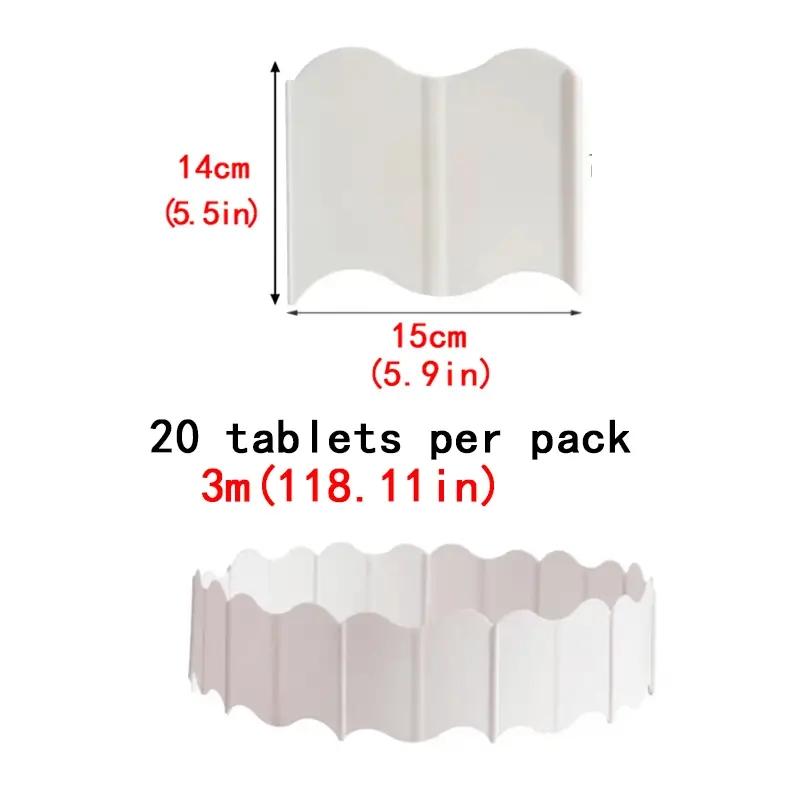 20pcs Garden Fence, Corridor Decoration, Plastic Planting Fence, Free Splicing, Horticultural Fence