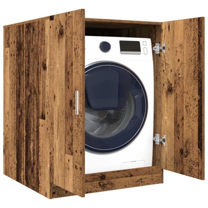 Furniture for Washing Machine Old Wood 70.5x71.5x91.5 Cm