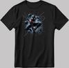 Spiderman Marvel Avengers Short Sleeve White-Black Men's / Women's N514