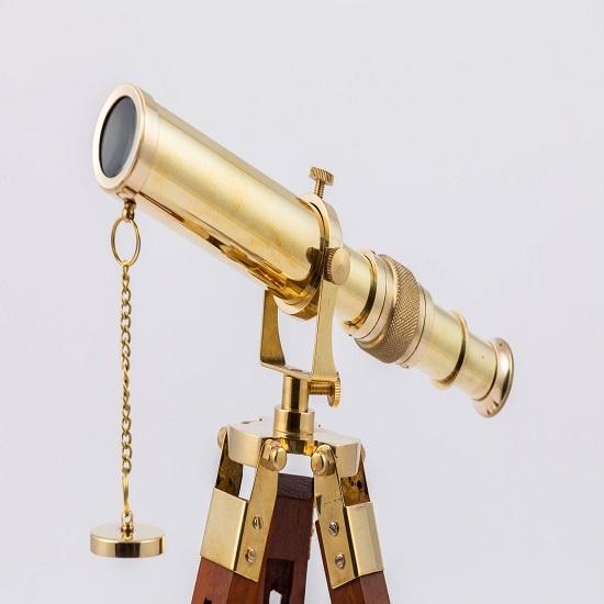 Small Decorative Telescope With Tripod Stand