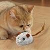 Cat Toy Rechargeable Plush Mice Interactive Toys For Cats With Silent Wheel For Play Exercise Entertain Training Halloween