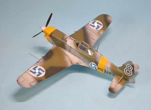 Drawnings 1/48 Morane-Saulnier MS.406C.1 Finnish Ace Pilot Plastic Model DWS48057 (Airplane)