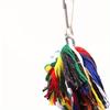 Parrot Toy Wicker Rope Hanging Braided Budgie Chew Bird Cage Cockatiel Toy Pet Stand Training Accessories Bite Swing Supplies