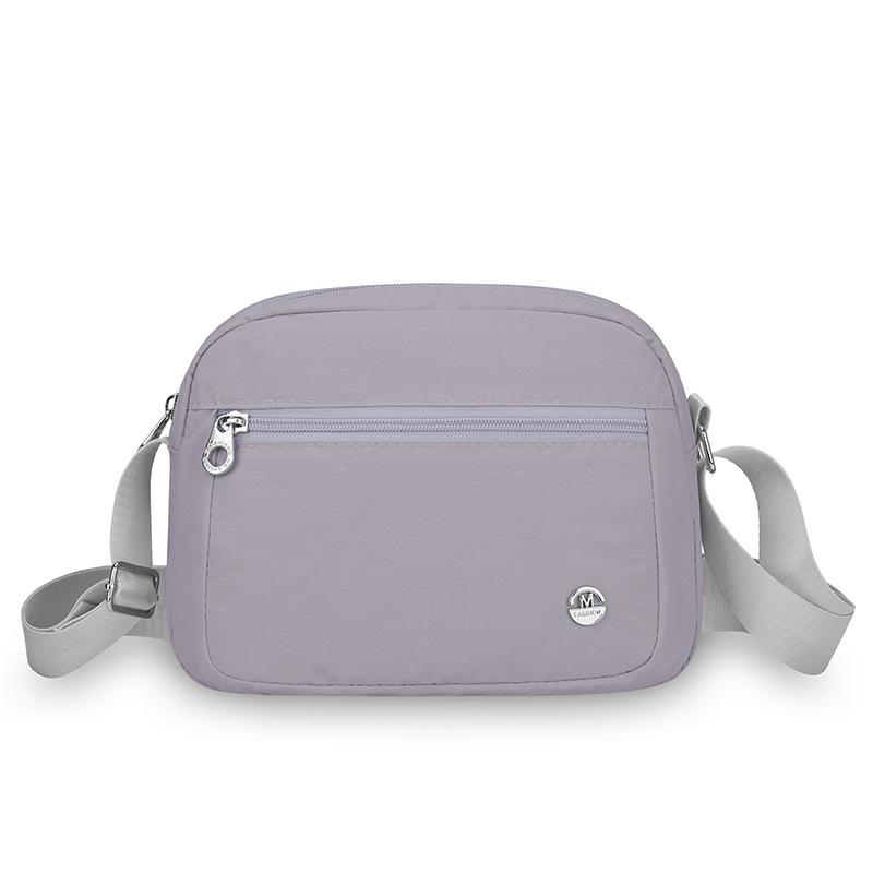 Leichte Nylon-Tasche Damen Umhängetasche Kleine quadratische Tasche Große Kapazität Umhängetasche