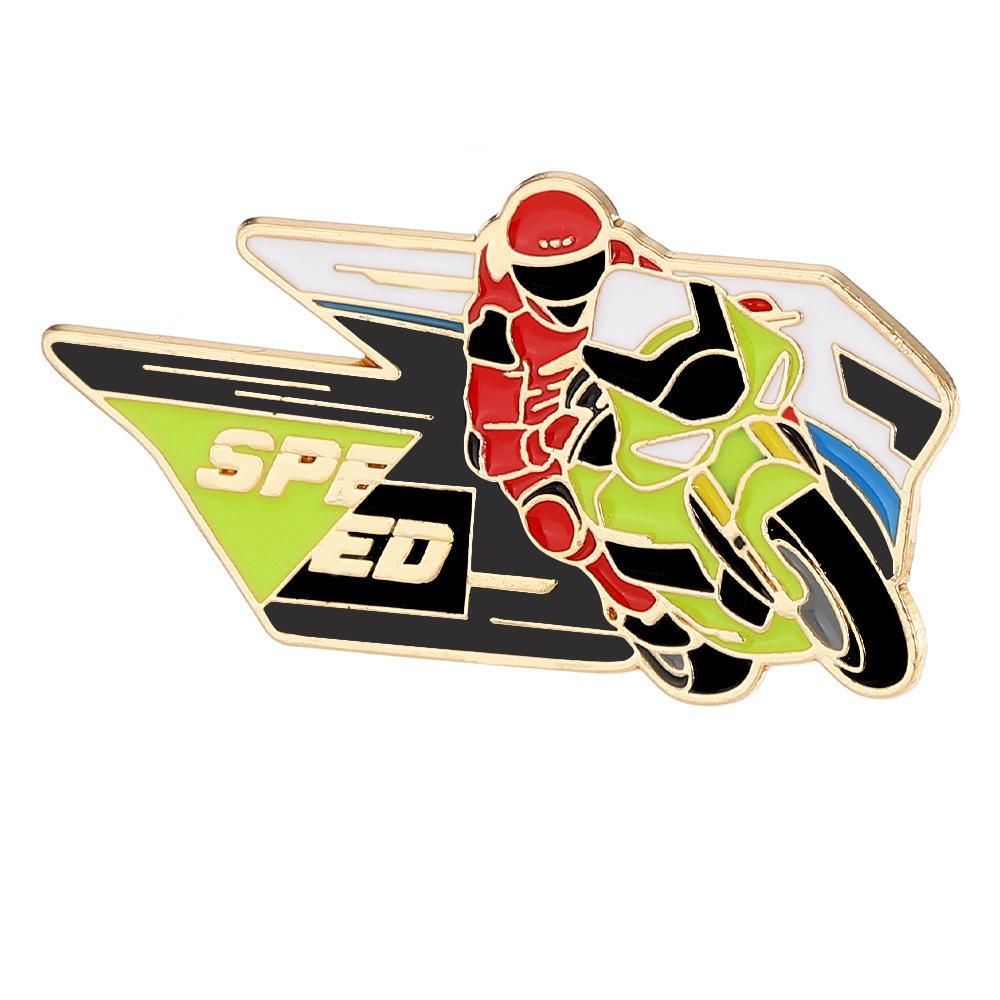Mountain Bike Racing Badge: Souvenir Pin for Backpack Decoration