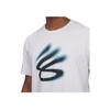 Under Armour Curry Playable Comfortable Fashion Simple Versatile Short Sleeve T-Shirt Men Tops White 1390407-100