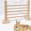 Hamster Obstacle Hurdle Obstacle Rabbit Toy Wood Jump Bar for Hamster for Guinea Pigs, Gerbils Molar Toy Hurdle