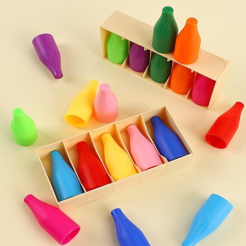 

1 Set Puzzle Toy Children s Beverages Color Match Early Childhood Guessing Fun Memory Training Interactive Board Game Party Gift