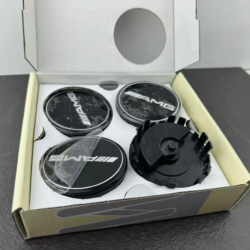 

4pcs 75MM Car Wheel Hub Caps Floating For Mercedes Benz C E A B S Class GLE GLA GLB GLC GLS W176 177 203 204 205 211 212 213 222
