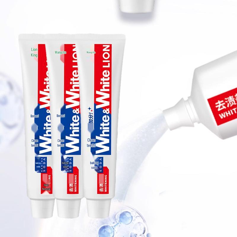 Зубная паста Lion White Baking Soda для взрослых со вкусом белого грейпфрута - Свежее дыхание, 120 г