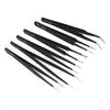 6PCS Anti static Tweezers Stainless Steel Tweezer Maintenance Tool