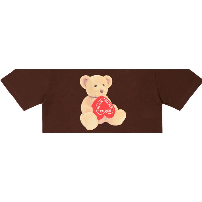 Palace Teddy T-Shirt Nice Brown Unisex Tops P26TS145