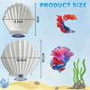 New Shell Shaped Betta Hammock Suction Cup Smooth Pad Aquarium Rest Bed Fish Hideout Aquarium Decor