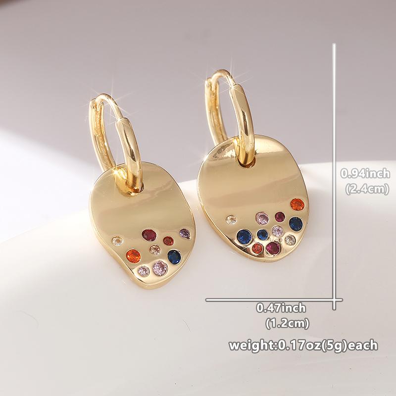 Urban Summer Nights Sapphire Mini Earrings -Ladies' Engagement Wedding Earrings Are Noble and Elegant Gifts for Her