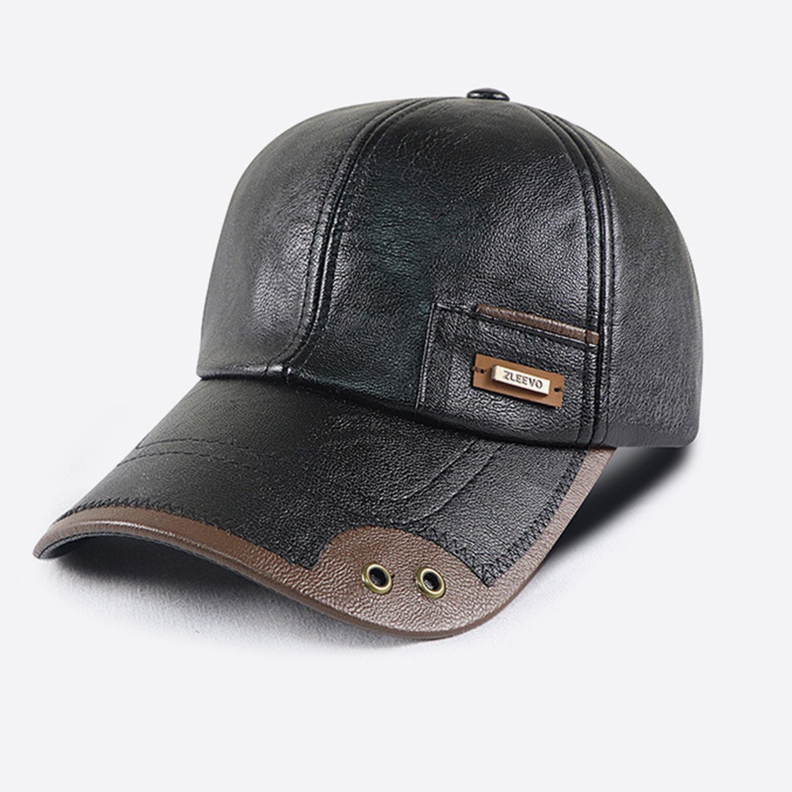 Baseball Cap With Fashionable Patchwork And Plush Warm Hat