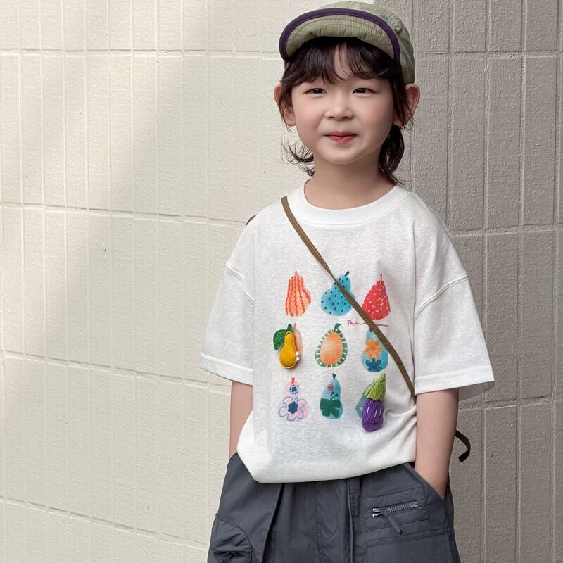 Moba Eyes Kids  & Parent-Child Round Neck Short Sleeve T-Shirt 110cm