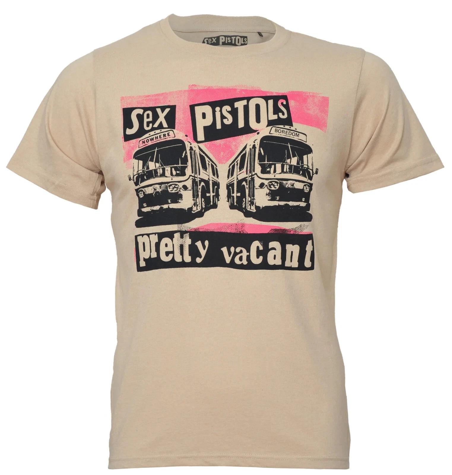 Official Sex Pistols T Shirt Pretty Vacant Sand New S M L XL XXL 2XL