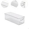 Refrigerator Organizer Bin Transparent Storage for Pantry Fridge