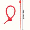 30Pcs Silicone Reusable Cable Wire Organizer Winder Storage Holder Bag Ties Cord Bag Clip Food Saver Earphone Line Tidy Clips